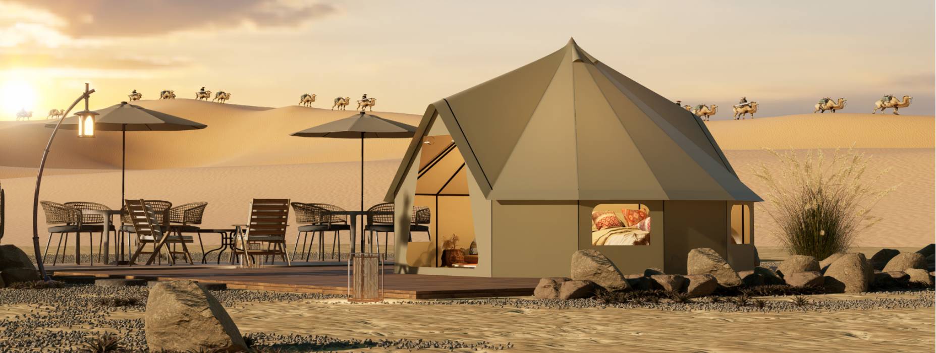 友好区酒店帐篷定制